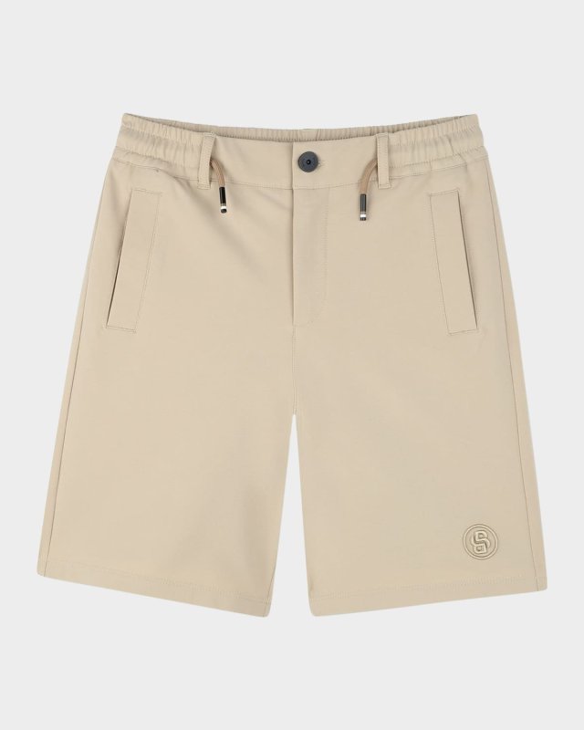 Boy's Jogging Bermuda Shorts, Size 14-